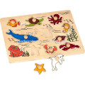 CE Standard Handmade New Toy Wooden Animal Puzzle